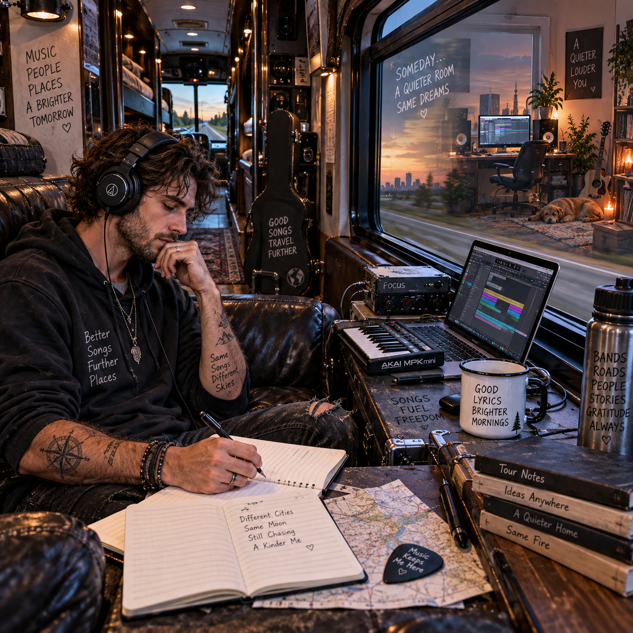 Home Studio vs. Tour Bus: How Environment Shapes a Musician’s Creative Process